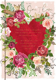 Ling Design One I Love Valentine's Day Card