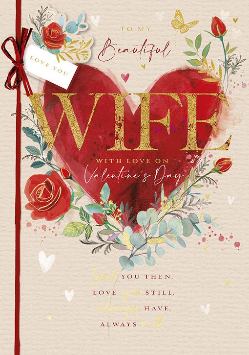 Ling Design Wife Valentine's Day Card