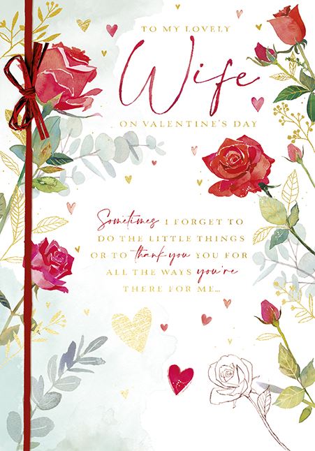 Ling Design Wife Valentine's Day Card