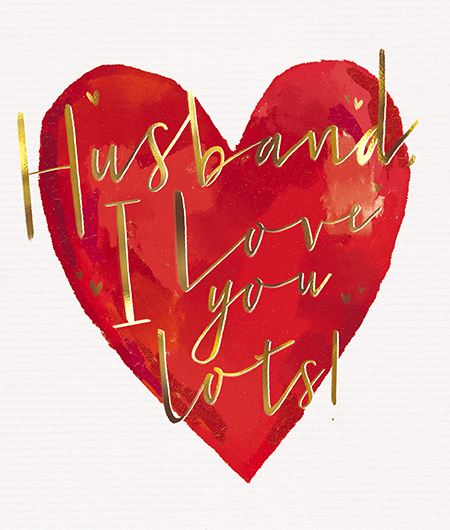 Ling Design Husband Valentine's Day Card