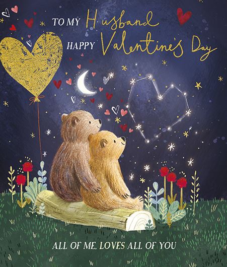 Ling Design Husband Valentine's Day Card