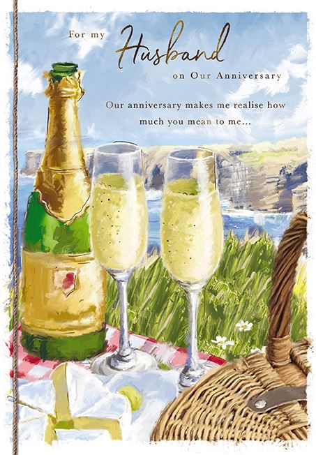 Paper House Husband On Our Anniversary Card *