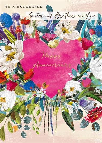 Paper House Sister and Brother in Law Anniversary Card*