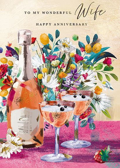 Paper House Wife On Our Anniversary Card *