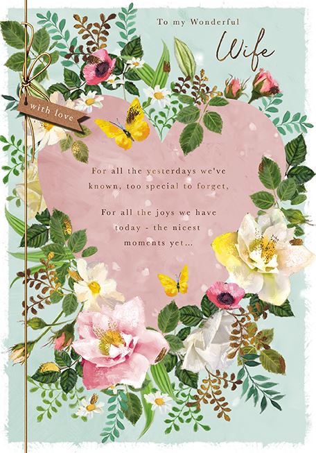 Paper House Wife On Our Anniversary Card *