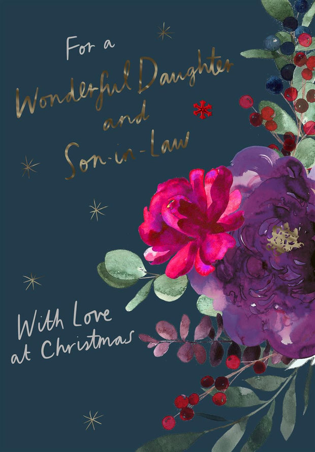 Hallmark Daughter & Son in Law Christmas Card**