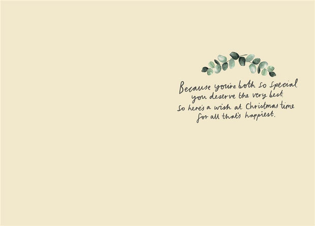 Hallmark Daughter & Son in Law Christmas Card**