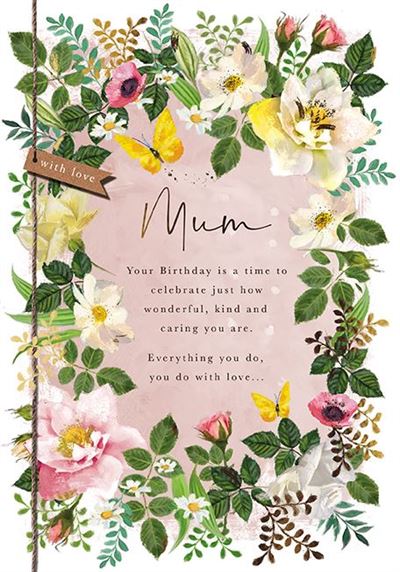 Paper House Mum Birthday Card*