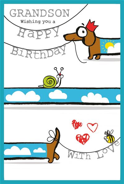 Nigel Quiney Grandson Birthday Card*