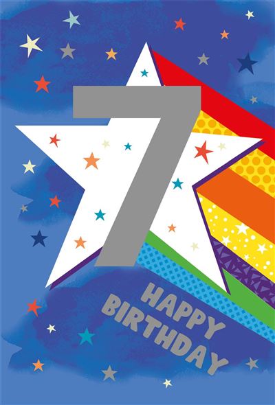 Nigel Quiney 7th Birthday Card*