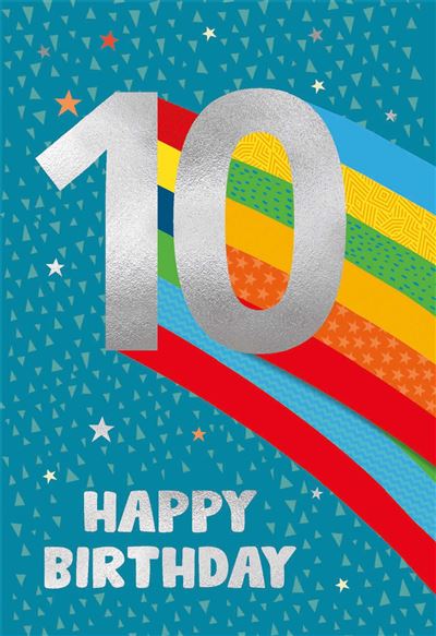 Nigel Quiney 10th Birthday Card*