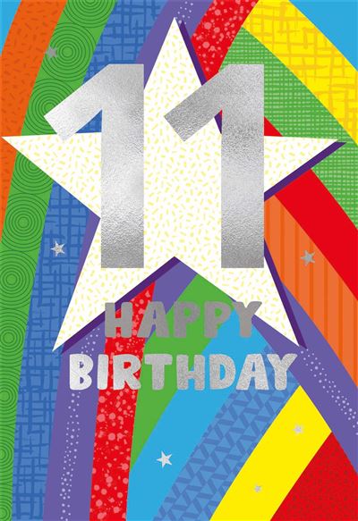 Nigel Quiney 11th Birthday Card*