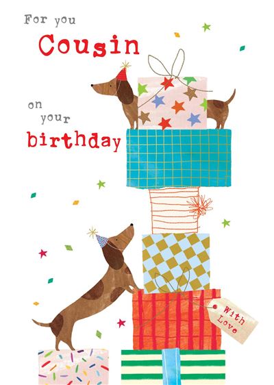 Nigel Quiney Cousin Birthday Card*