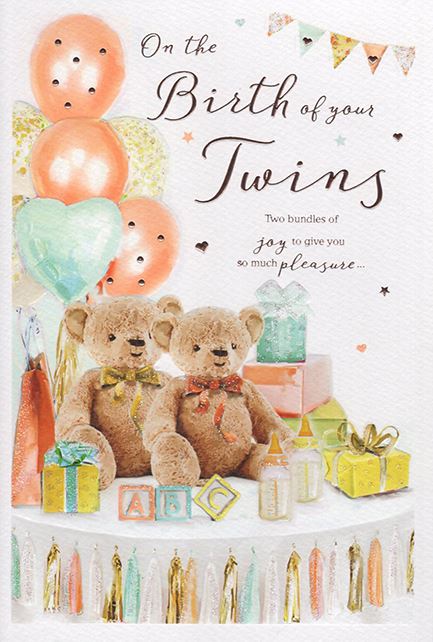 ICG Birth of Twins Card
