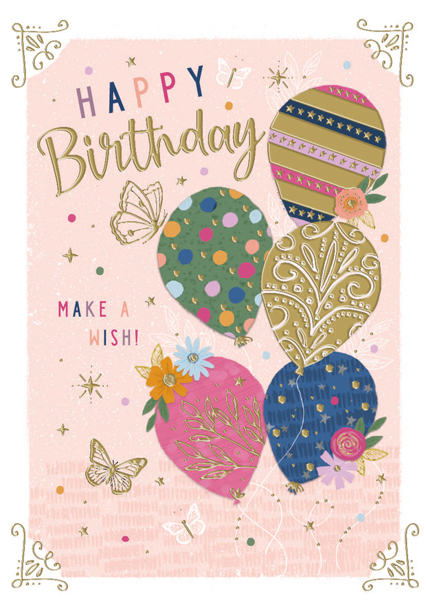 ICG Party Balloons Birthday Card*