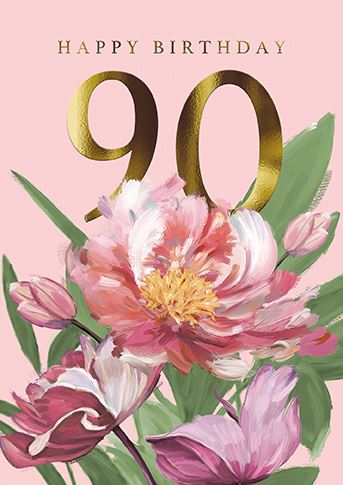 Paper House 90th Birthday Card*
