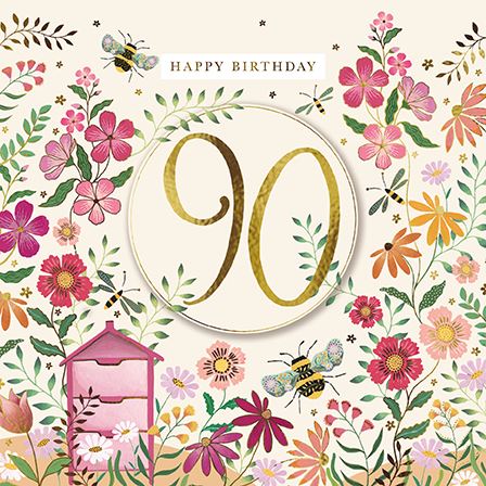 Paper House 90th Birthday Card*
