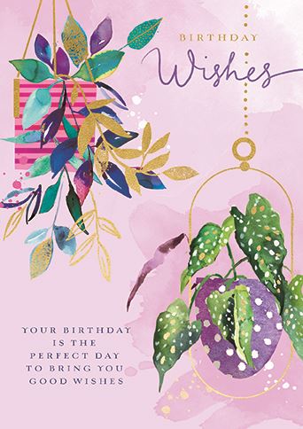 Ling Design Plants Birthday Card*