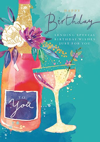 Ling Design Birthday Fizz Birthday Card*