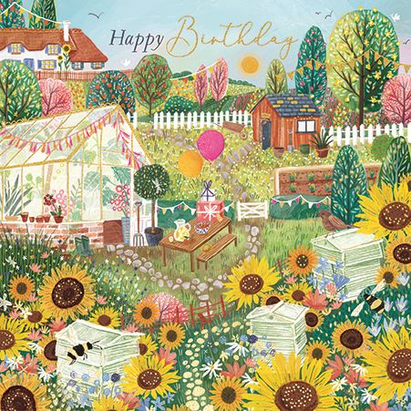 Ling Design Allotment Birthday Card*