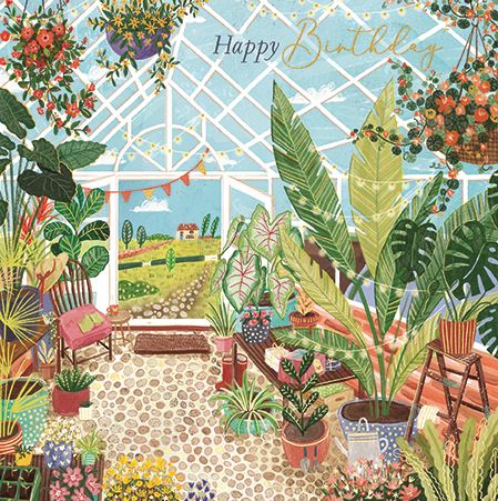 Ling Design Orangery Birthday Card*