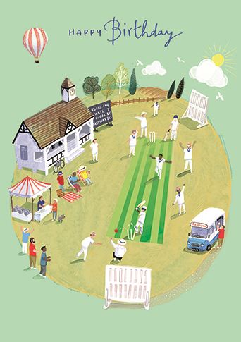 Ling Design Cricket Birthday Card*