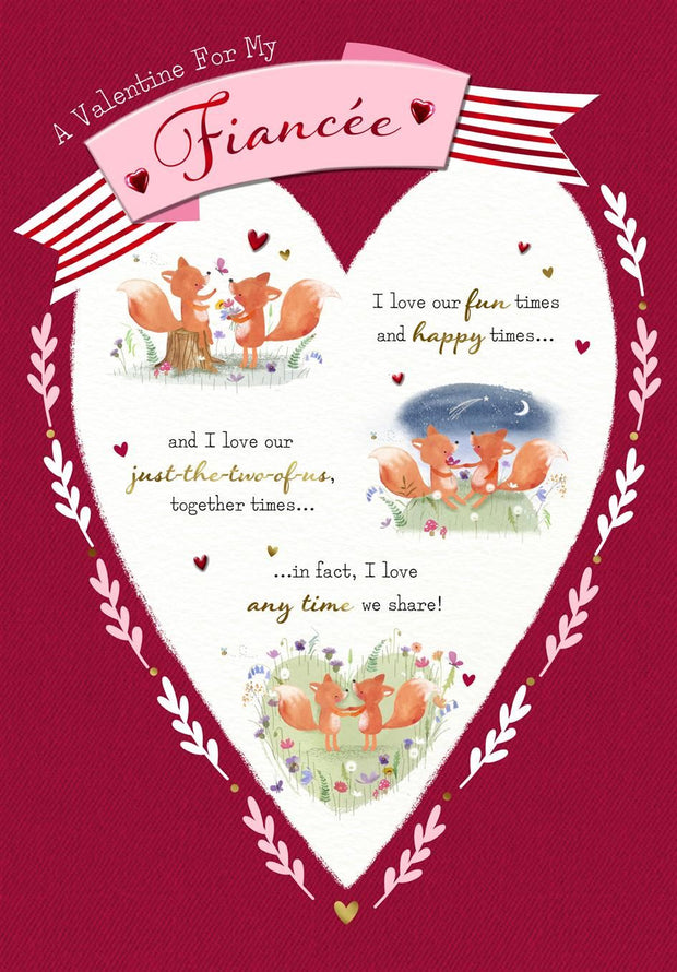 Hallmark Fiancée Valentine's Day Card