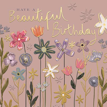 Ling Design Wild Flowers Birthday Card*