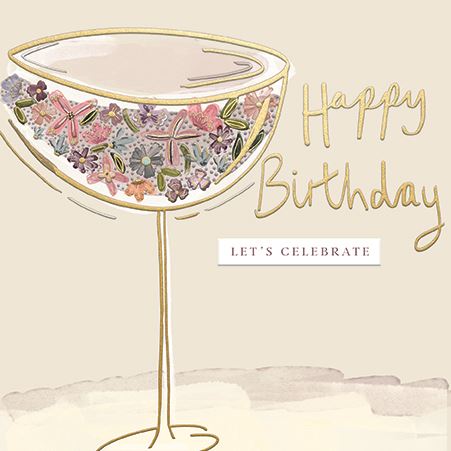 Ling Design Celebration Cocktail Birthday Card*