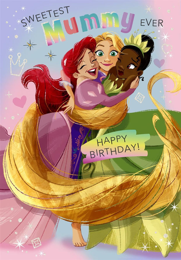 Hallmark Disney Princess Mummy Birthday Card*