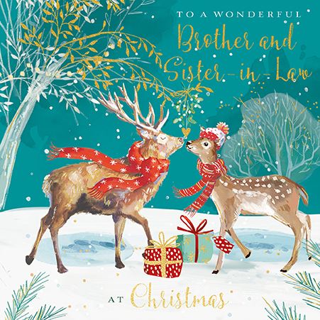 Ling Design Brother & Sister in Law Christmas Card**