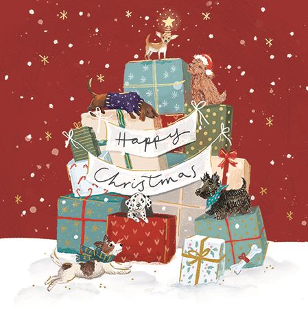 Ling Design Dogs Christmas Card**