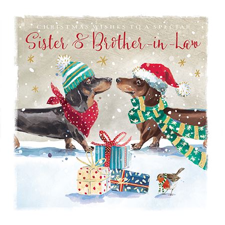 Ling Design Sister & Brother in Law Christmas Card**