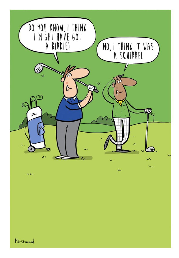 Hallmark Golfing Humour Blank Card