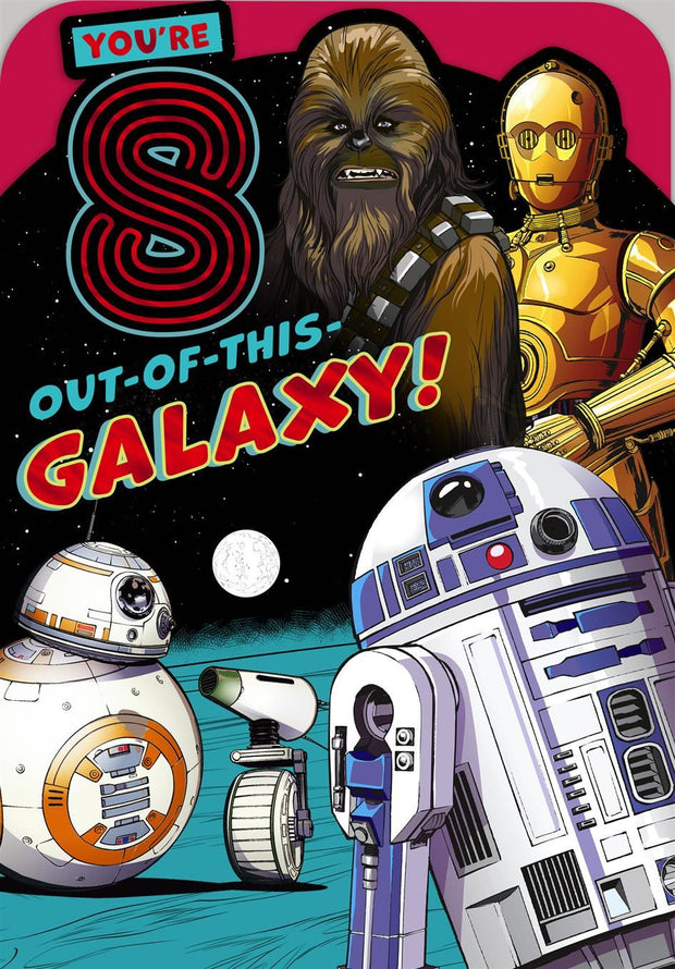 Hallmark Star Wars 8th Birthday Card*