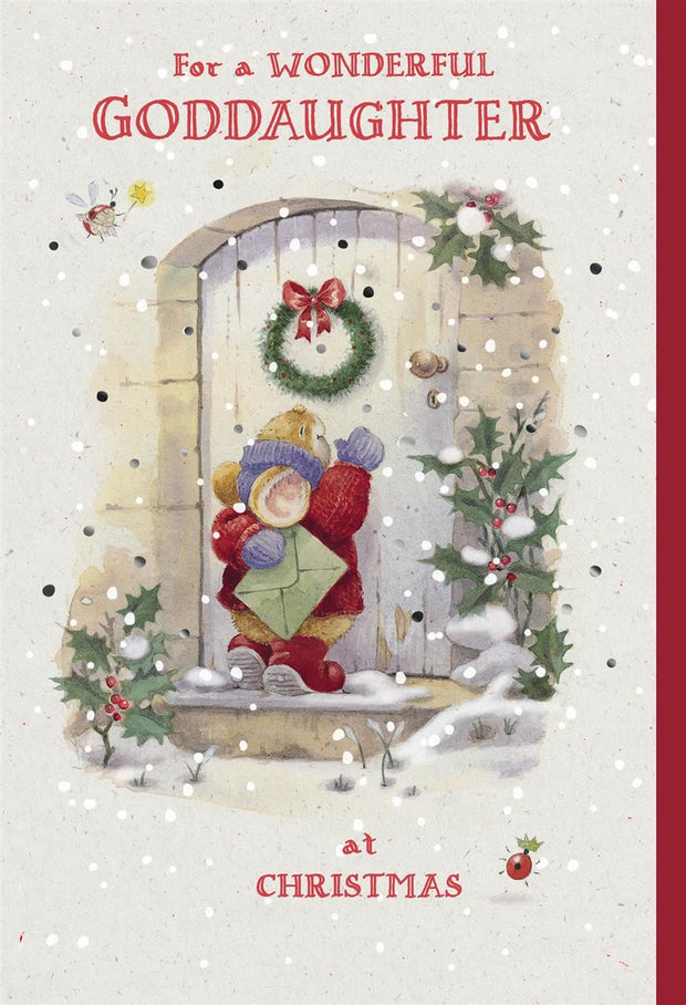 Hallmark Goddaughter Christmas Card**
