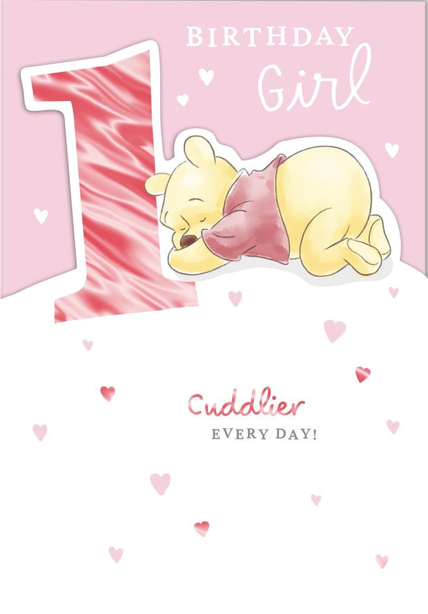 Hallmark 1st Winnie The Pooh Birthday Card*