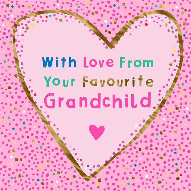 Hallmark From Your Favourite Grandchild Birthday Card*