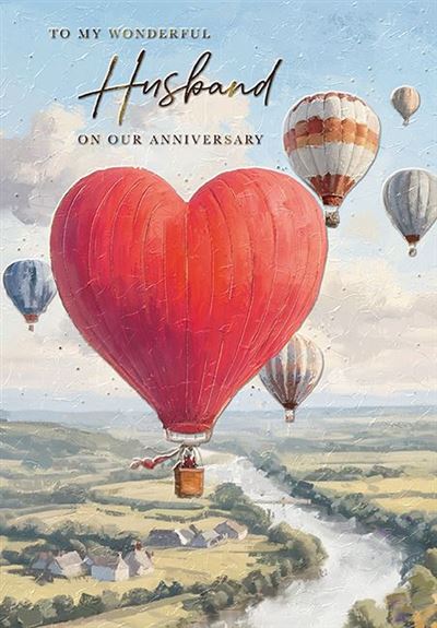 Paper House Husband On Our Anniversary Card *