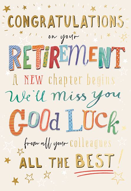 Ling Design Retirement Card*