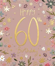Ling Design 60th Birthday Card*