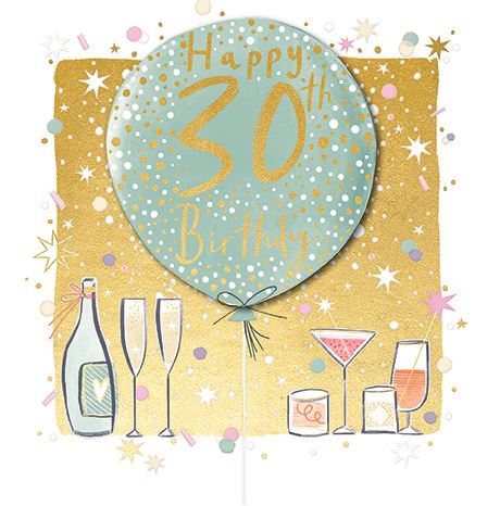 Ling Design 30th Birthday Card*