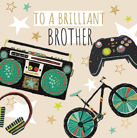 Ling Design Brother Birthday Card*