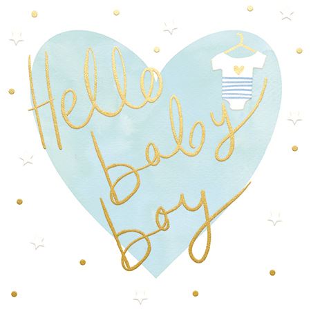 Ling Design New Baby Boy Card