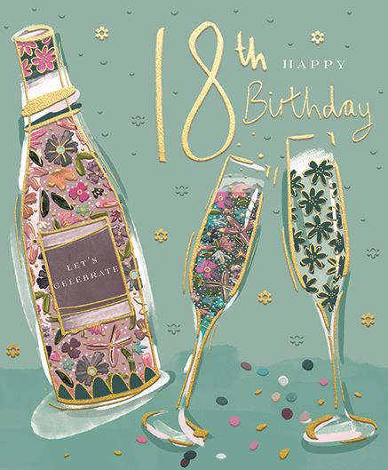 Ling Design 18th Birthday Card*