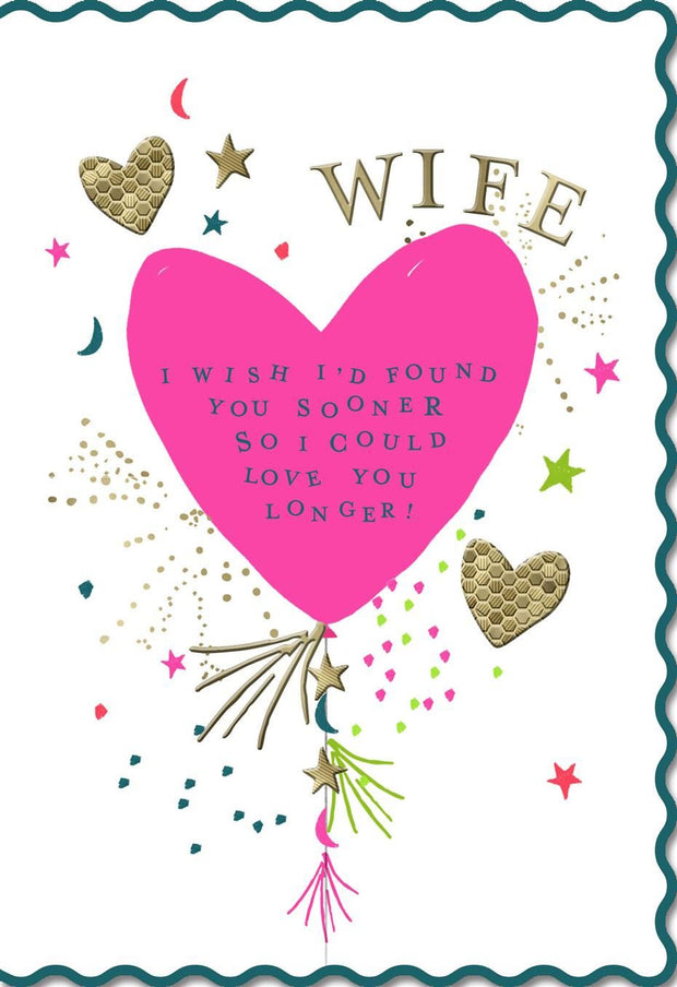 Hallmark Wife Birthday Card*