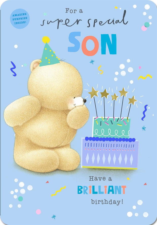 Hallmark Forever Friends Son Birthday Card*