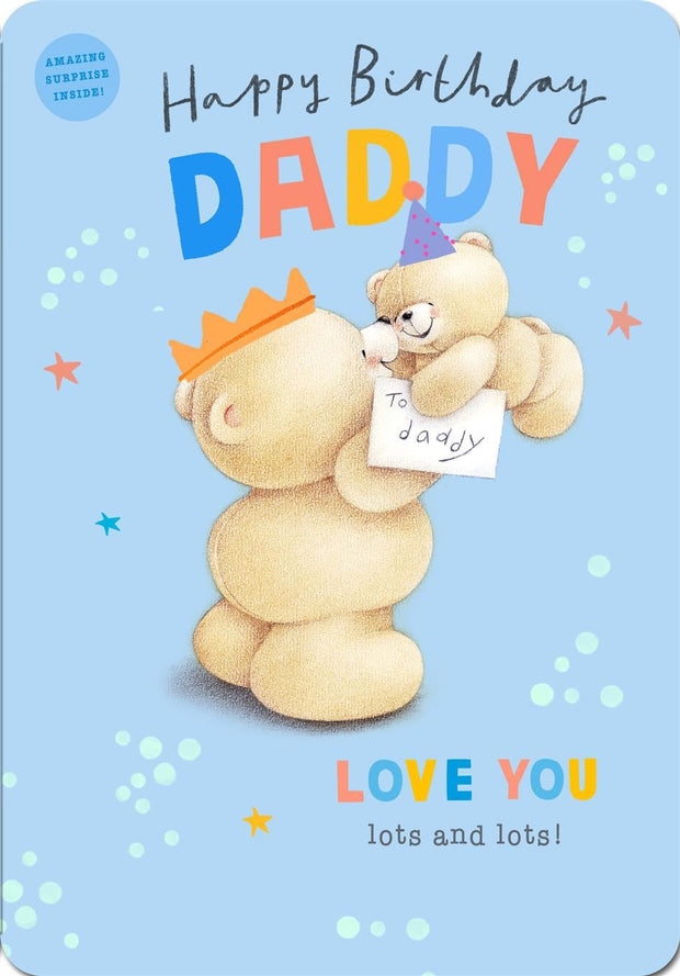 Hallmark Forever Friends Daddy Birthday Card*