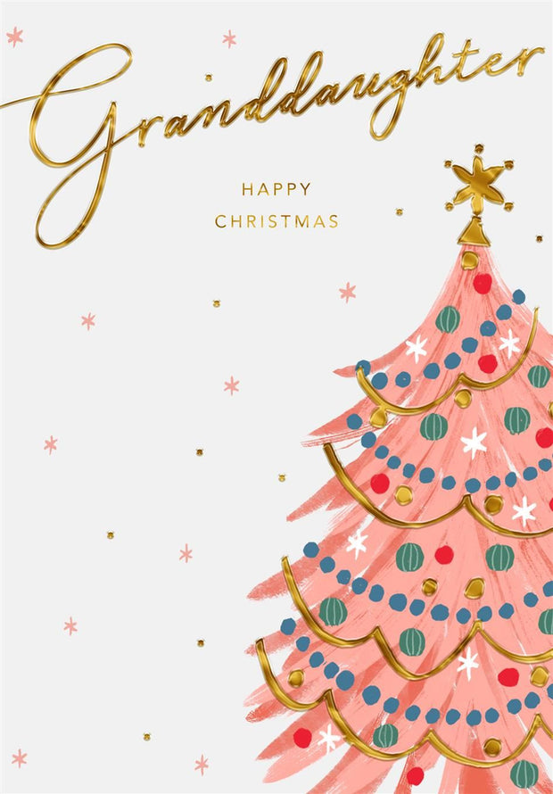 Hallmark Granddaughter Christmas Card**