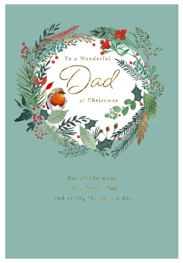 Hallmark Dad Christmas Card**
